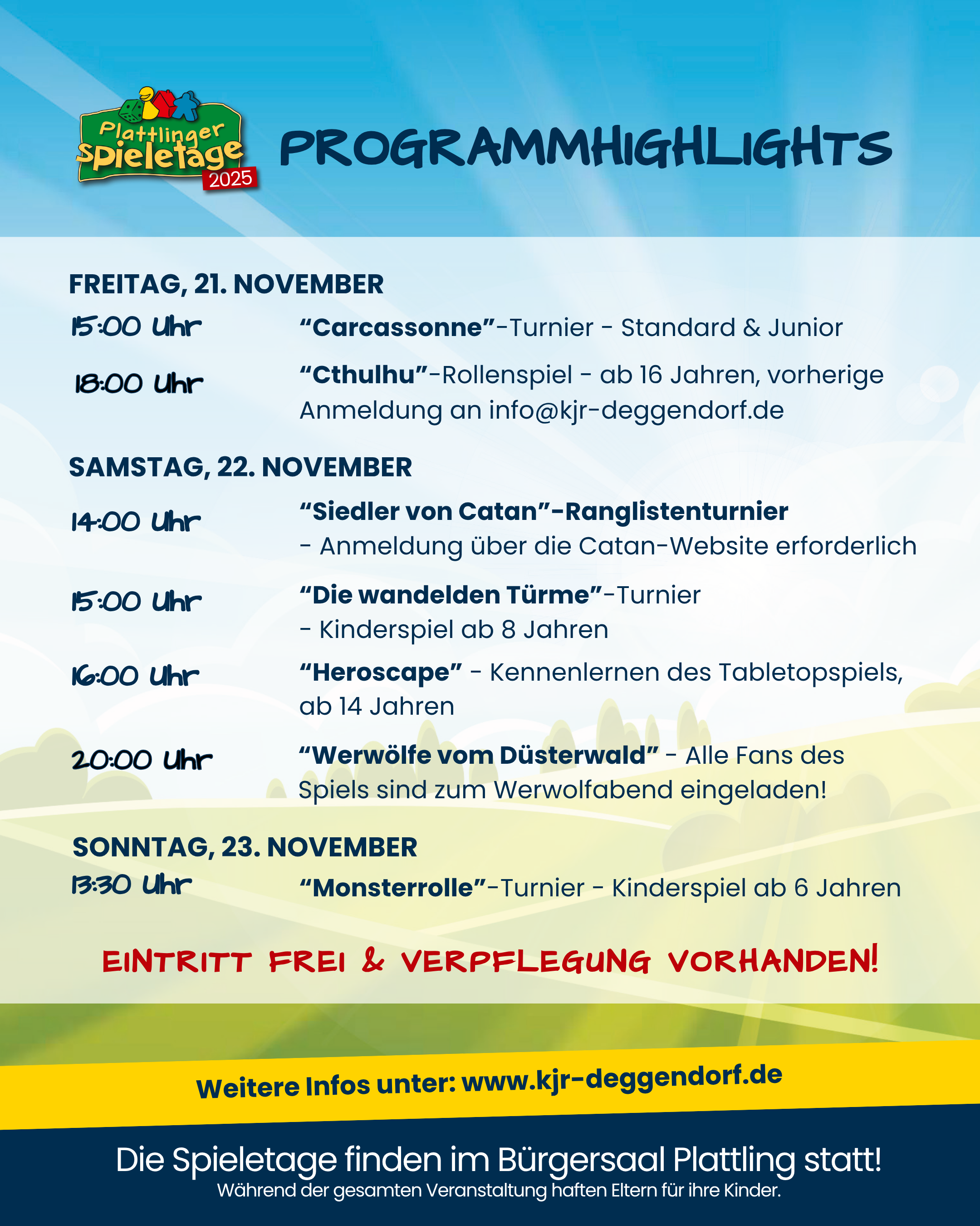 Plattlinger Spieletage Seite 2