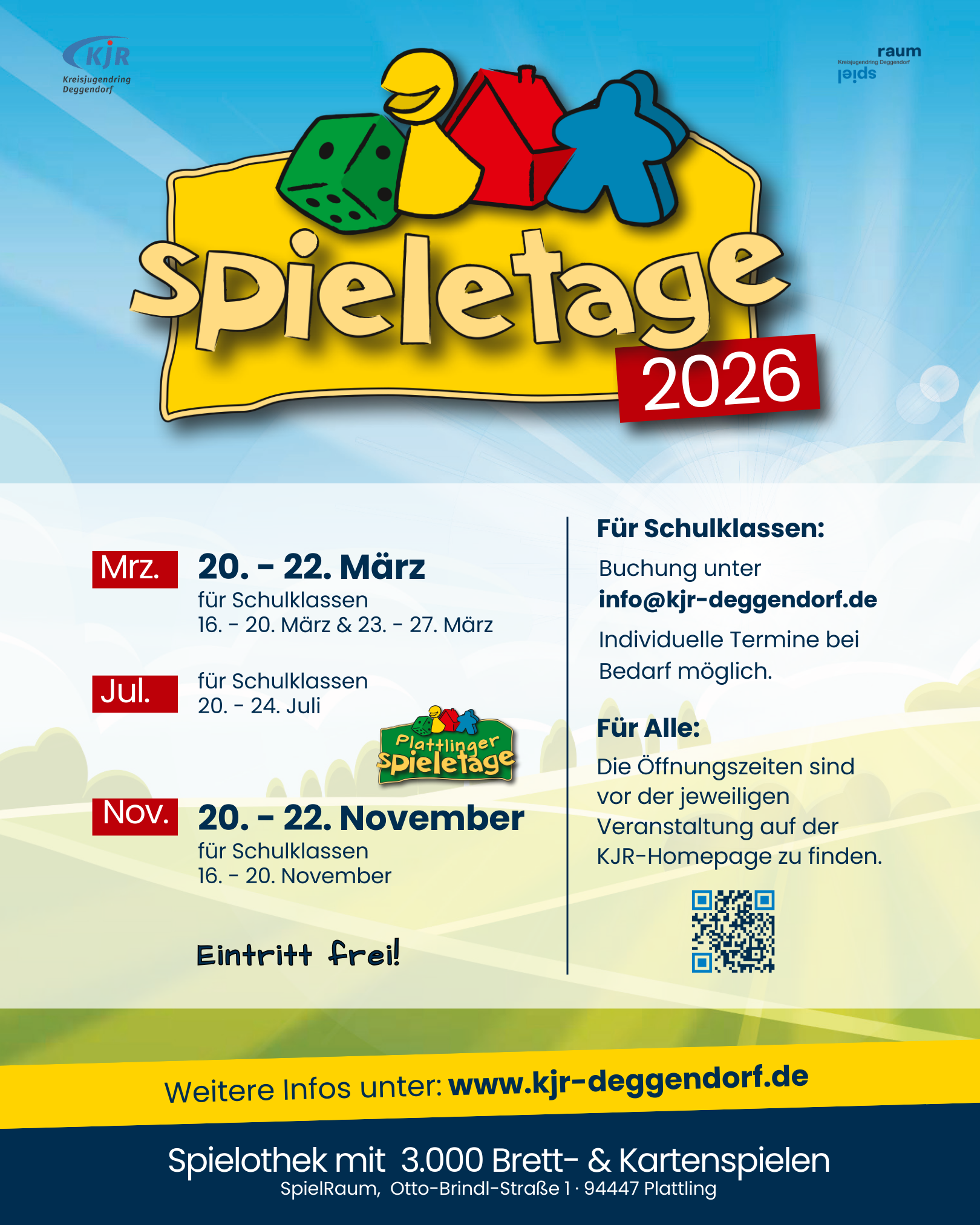 Spieletage 2026 Flyer